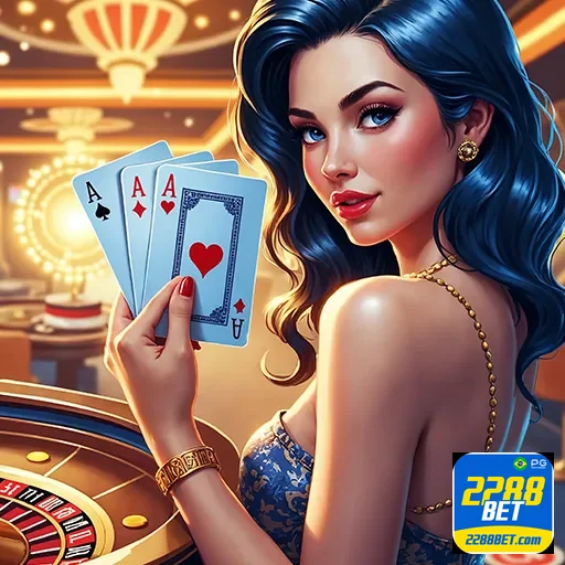 Imagem de cassino na 2288bet, site de apostas e jogos de azar, promovendo diversão e entretenimento garantido.